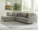 Tampa Furniture Outlet - Ashley Furniture - Santasia Sectional - RAF 2-Piece Sectional with Chaise - 33301S2
