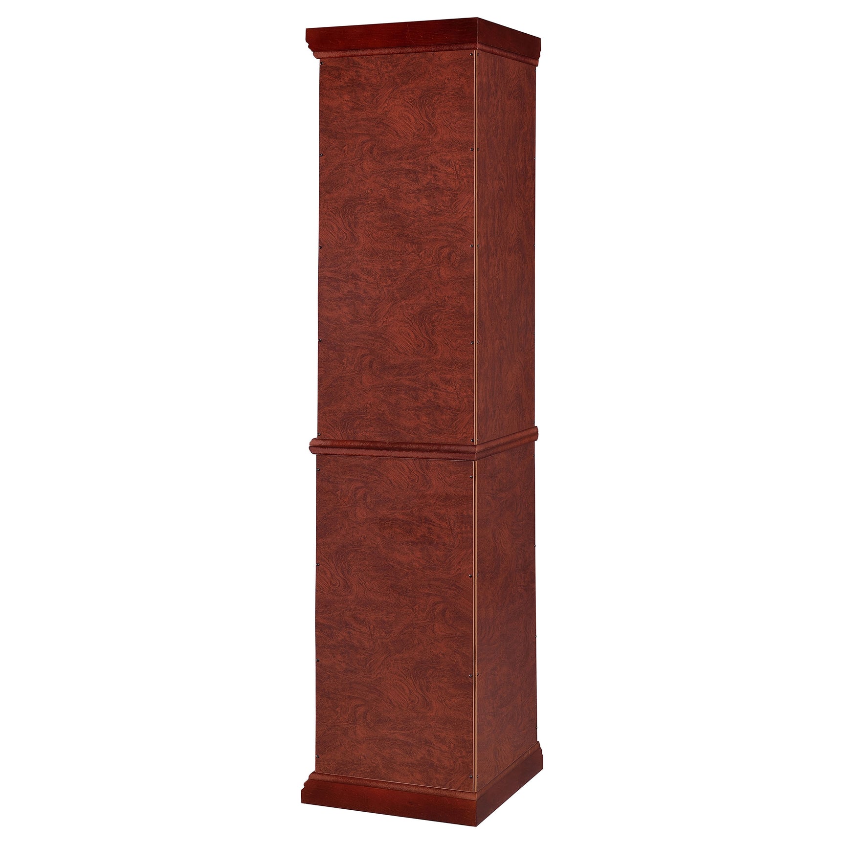 Appledale 6-shelf Corner Curio Display Cabinet Medium Brown - Tampa Furniture Outlet
