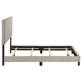 Boyd Upholstered Full Panel Bed Ivory - Tampa Furniture Outlet