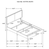 Boyd Upholstered Queen Panel Bed Ivory - Tampa Furniture Outlet