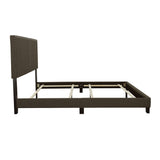 Boyd Upholstered Queen Panel Bed Charcoal - Tampa Furniture Outlet