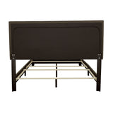 Boyd Upholstered Queen Panel Bed Charcoal - Tampa Furniture Outlet