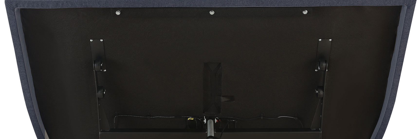 Clara California King Adjustable Bed Base Grey and Black - Tampa Furniture Outlet