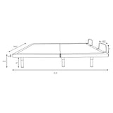 Clara California King Adjustable Bed Base Grey and Black - Tampa Furniture Outlet