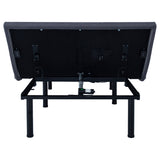 Negan Queen Adjustable Bed Base Grey and Black - Tampa Furniture Outlet
