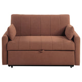Portland Boucle Upholstered Sleeper Sofa Bed Copper - Tampa Furniture Outlet