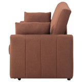 Portland Boucle Upholstered Sleeper Sofa Bed Copper - Tampa Furniture Outlet