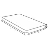 Drover 7-inch Twin Foam Mattress with Built-in Bunkie Board - Tampa Furniture Outlet