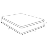 Sommet 13-inch California King Bamboo Euro Top Hybrid Mattress - Tampa Furniture Outlet