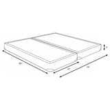 Mercer 5-inch Split Eastern King Low Profile Foundation - Tampa Furniture Outlet