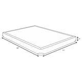 Mercer 5-inch Split California King Low Profile Foundation - Tampa Furniture Outlet