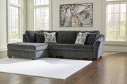 Tampa Furniture Outlet - Ashley Furniture - Biddeford Sectional - RAF 2-Piece Sectional with Chaise / Shadow - 35504S1