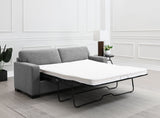Simpson Upholstered Sofa Sleeper with Queen Mattress Grey - Tampa Furniture Outlet