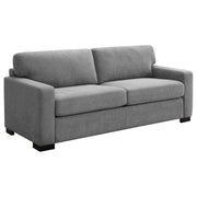 Tampa Furniture Outlet - Coaster - Simpson Upholstered Sofa Sleeper with Queen Mattress Grey - 360050