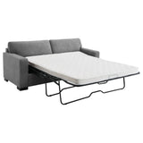 Simpson Upholstered Sofa Sleeper with Queen Mattress Grey - Tampa Furniture Outlet