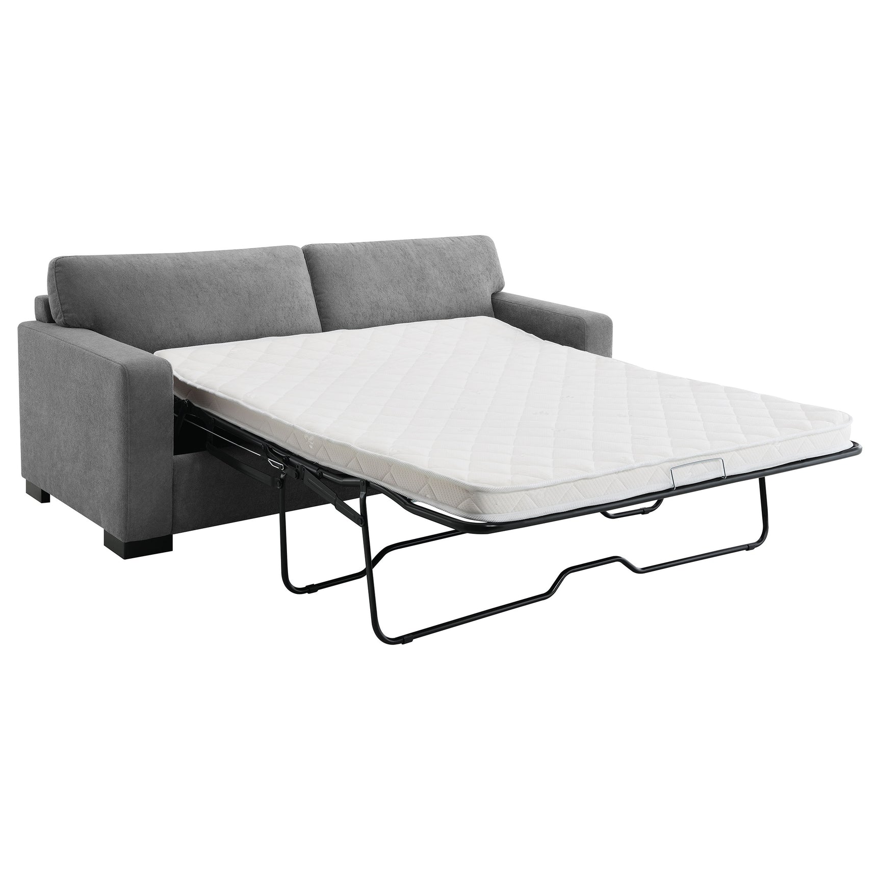 Simpson Upholstered Sofa Sleeper with Queen Mattress Grey - Tampa Furniture Outlet