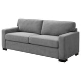 Simpson Upholstered Sofa Sleeper with Queen Mattress Grey - Tampa Furniture Outlet