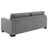 Simpson Upholstered Sofa Sleeper with Queen Mattress Grey - Tampa Furniture Outlet