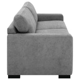 Simpson Upholstered Sofa Sleeper with Queen Mattress Grey - Tampa Furniture Outlet