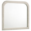Tampa Furniture Outlet - Coaster - Sonya Upholstered Bedroom Dresser Mirror Ivory - 360114