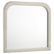 Tampa Furniture Outlet - Coaster - Sonya Upholstered Bedroom Dresser Mirror Ivory - 360114