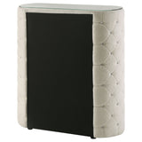 Sonya 5-drawer Upholstered Bedroom Chest of Drawers Ivory
