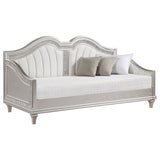 Evangeline Upholstered Twin Daybed Silver Oak - Tampa Furniture Outlet