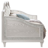 Evangeline Upholstered Twin Daybed Silver Oak - Tampa Furniture Outlet