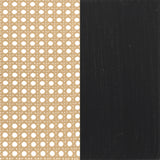 Lanewood Open Cane Webbing Metal Queen Bed Black - Tampa Furniture Outlet