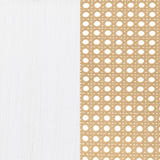 Lanewood Open Cane Webbing Metal Eastern King Bed White - Tampa Furniture Outlet