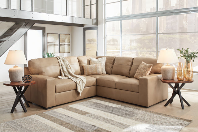 Tampa Furniture Outlet - Ashley Furniture - Bandon Sectional - LAF 3-Piece Sectional / Toffee - 38006S3