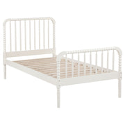 Tampa Furniture Outlet - Coaster - Jones Wood Twin Open Frame Bed White - 400415T