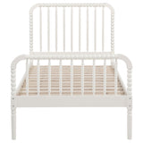 Jones Wood Twin Open Frame Bed White - Tampa Furniture Outlet