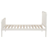 Jones Wood Twin Open Frame Bed White - Tampa Furniture Outlet