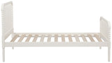 Jones Wood Twin Open Frame Bed White - Tampa Furniture Outlet