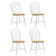 Tampa Furniture Outlet - Coaster - Cinder Wood Dining Side Chair White (Set of 4) - 4129