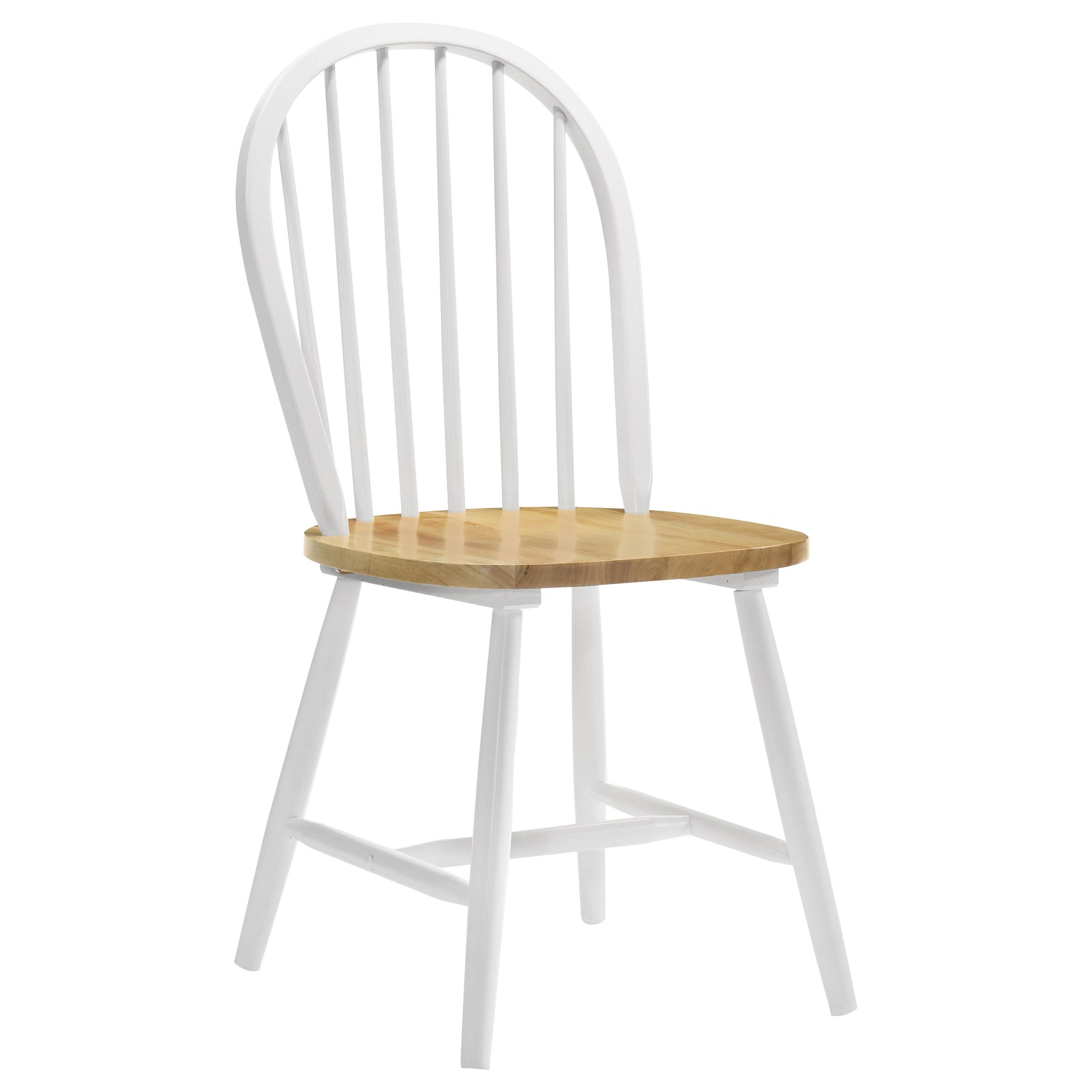 Cinder Wood Dining Side Chair White (Set of 4) - Tampa Furniture Outlet