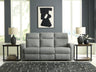 Tampa Furniture Outlet - Ashley Furniture - Gauntlet Living Room - Reclining Sofa / Sterling - PC4220488