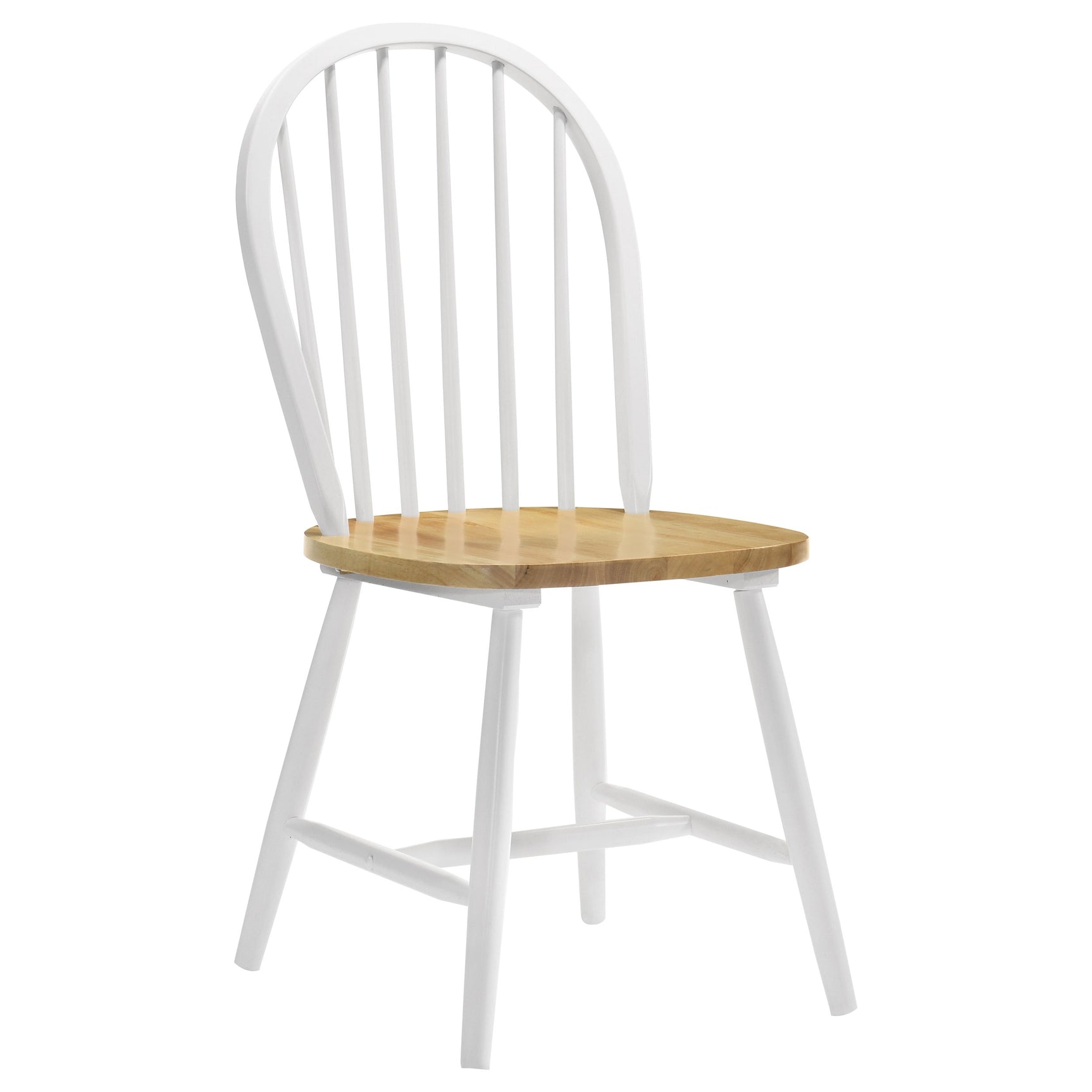 Allison 5-piece Round Drop Leaf Dining Table Set White - Tampa Furniture Outlet