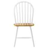 Allison 5-piece Round Drop Leaf Dining Table Set White - Tampa Furniture Outlet