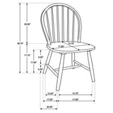 Allison 5-piece Round Drop Leaf Dining Table Set White - Tampa Furniture Outlet