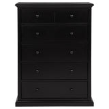 Sumerlin 6-drawer Bedroom Chest of Drawers Black - Tampa Furniture Outlet