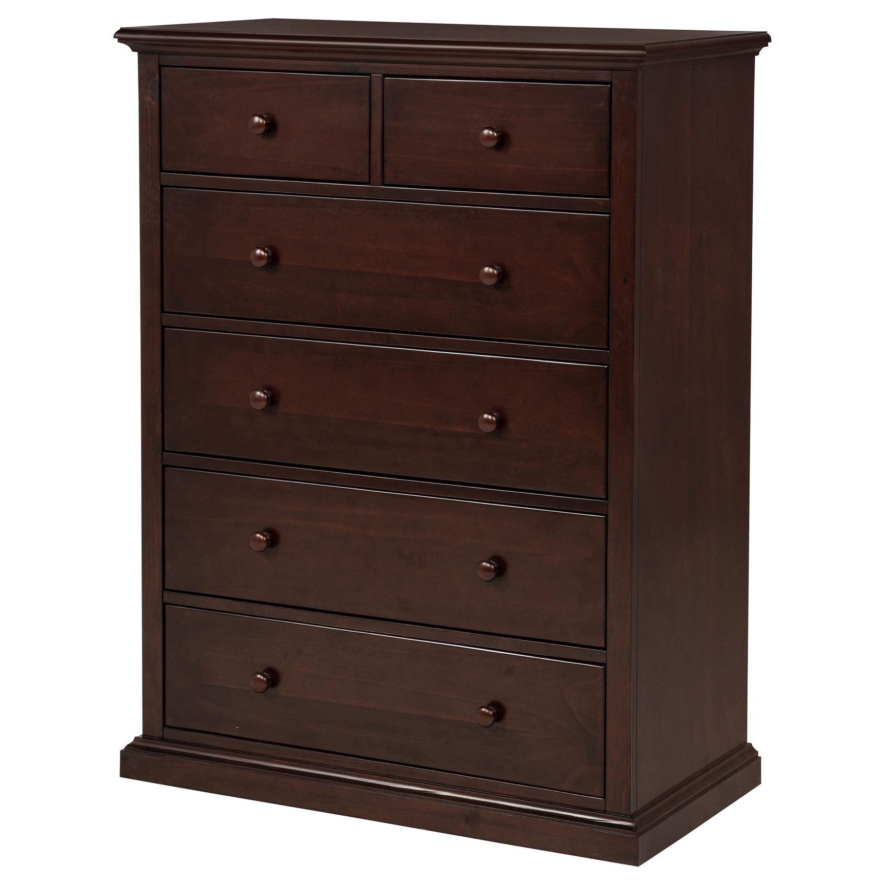 Sumerlin 6-drawer Bedroom Chest of Drawers Cappuccino - Tampa Furniture Outlet