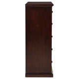 Sumerlin 6-drawer Bedroom Chest of Drawers Cappuccino - Tampa Furniture Outlet