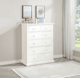 Sumerlin 6-drawer Bedroom Chest of Drawers White - Tampa Furniture Outlet