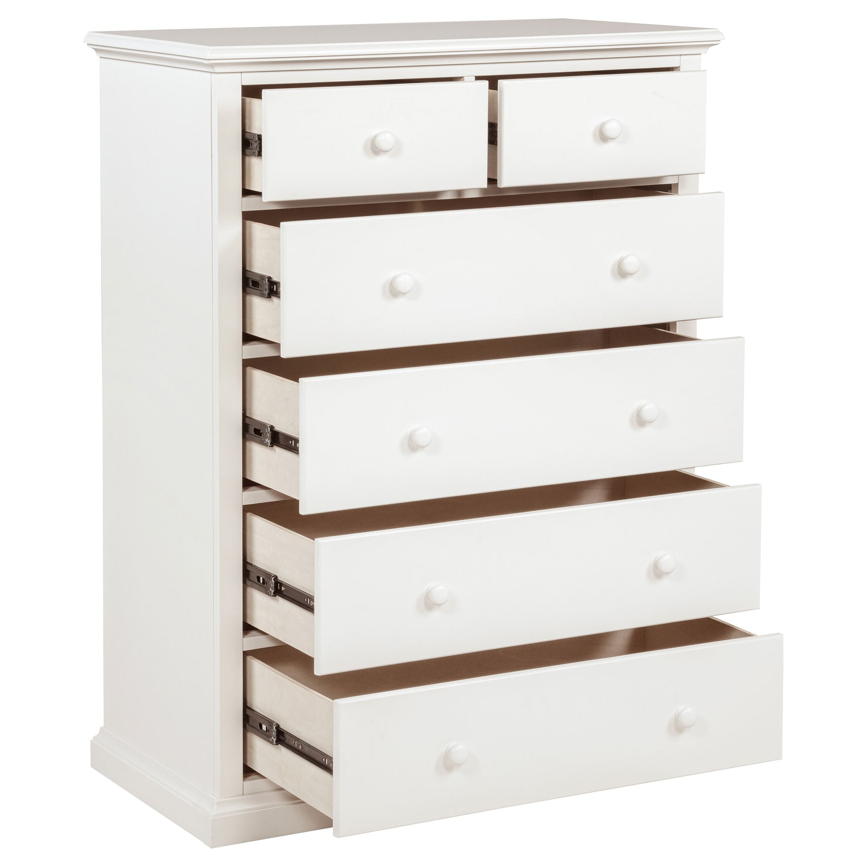 Sumerlin 6-drawer Bedroom Chest of Drawers White - Tampa Furniture Outlet