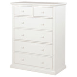 Sumerlin 6-drawer Bedroom Chest of Drawers White - Tampa Furniture Outlet