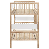 Dakota Wood Twin Over Twin Bunk Bed Natural - Tampa Furniture Outlet