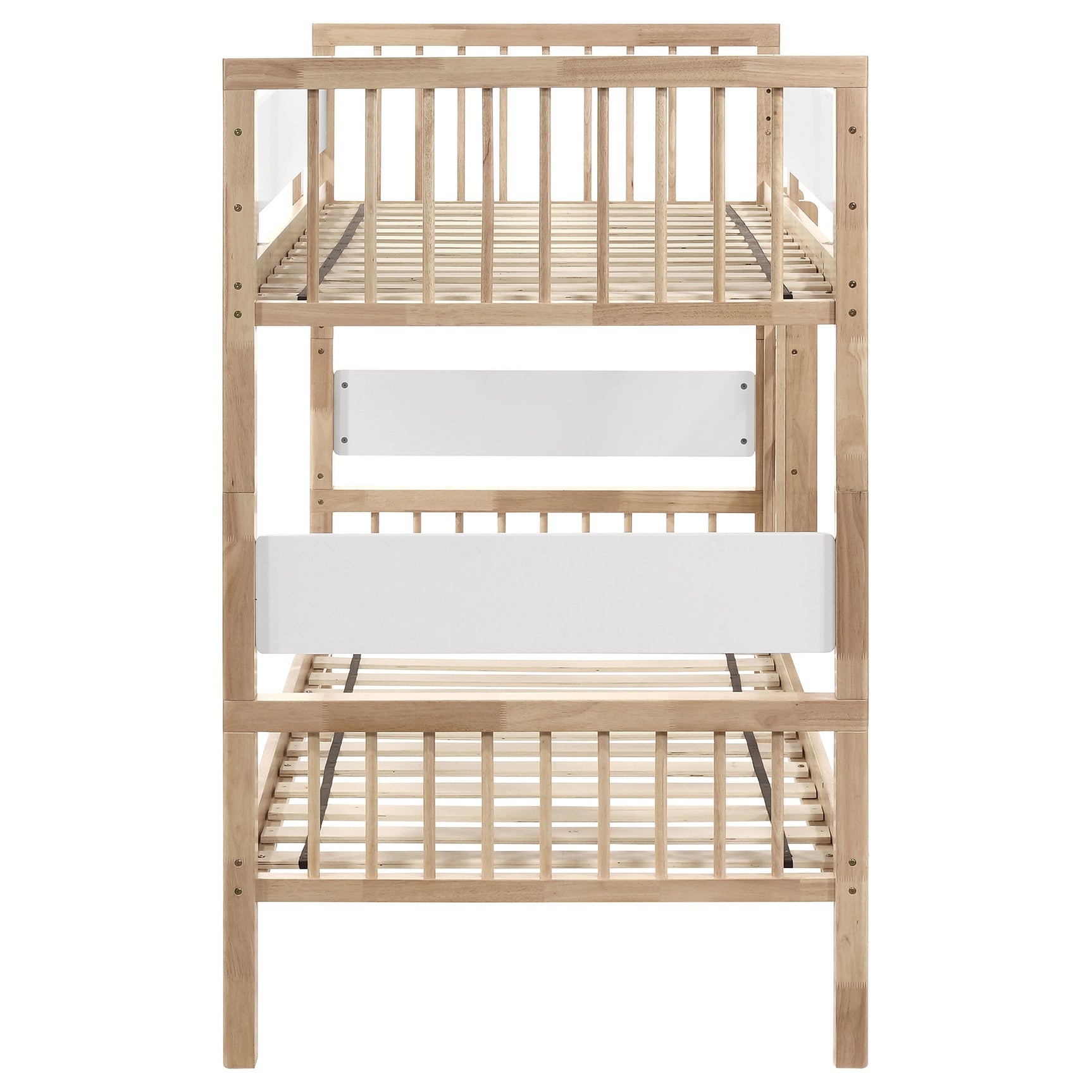 Dakota Wood Twin Over Twin Bunk Bed Natural - Tampa Furniture Outlet