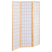 Tampa Furniture Outlet - Coaster - Carrie 3-Panel Room Divider Folding Shoji Screen Natural - 4621